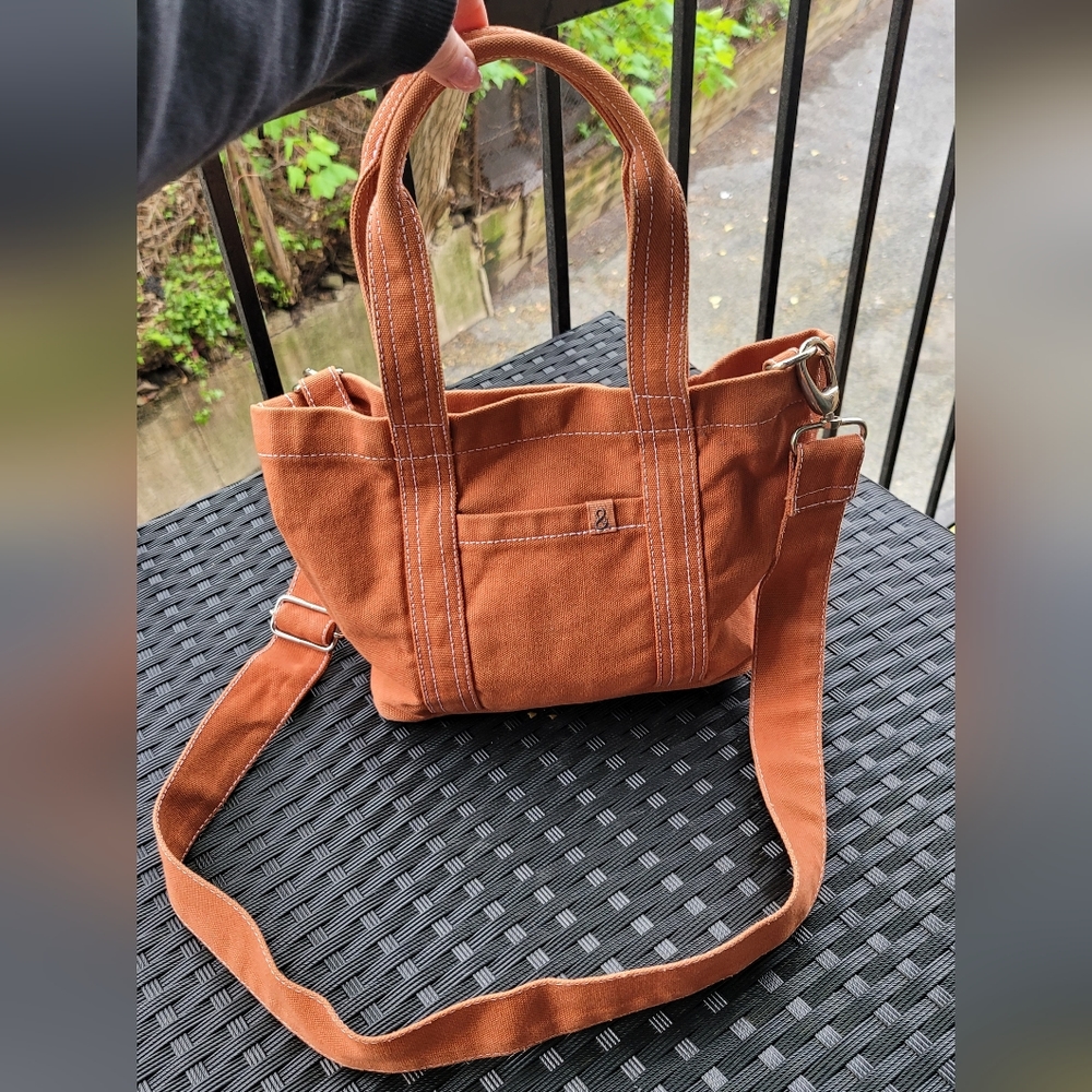 Lou & Grey Canvas 6 Hour Mini Crossbody Tote Bag